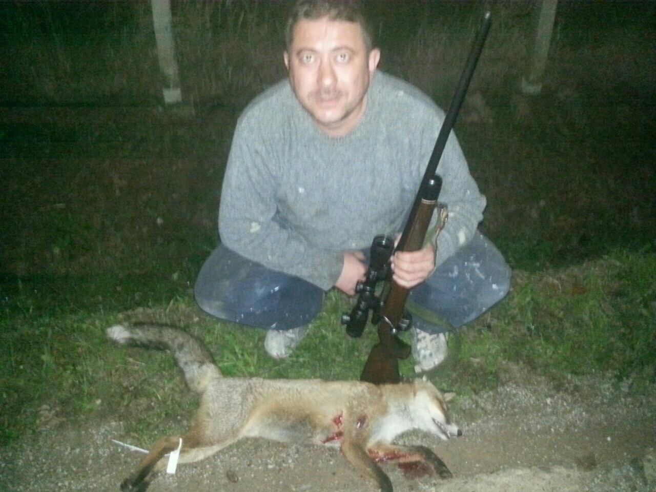 Sekretar LU Radača sa odstreljenom lisicom