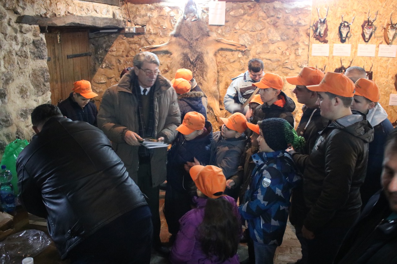 Podmladak na izložbi lovačkih trofeja u Despotovcu, 23.12.2017. godine