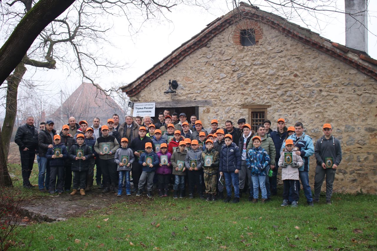 Podmladak na izložbi lovačkih trofeja u Despotovcu, 23.12.2017. godine
