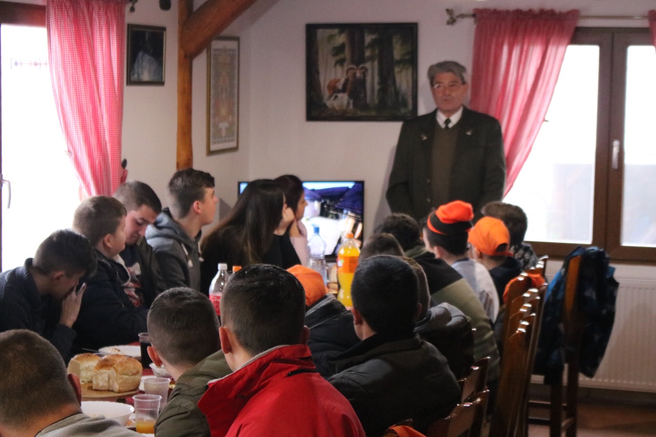 Podmladak na predavanju u "Etno Milenković" u Panjevcu, 23.12.2017. godine